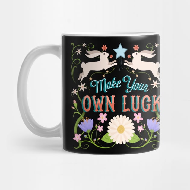 Make Your Own Luck Vintage Sign by LittleBunnySunshine